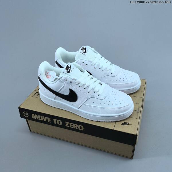 Nike Court Vision Low black white white blue yellow EU 36-45 skate shoe