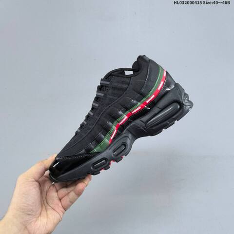 Nike Air Max 95 Undefeated Sail Black Red Green EU 40-46 Sneaker - Men's (BS-60724)
