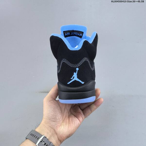 Jordan Air Jordan 5 Retro black/university blue 36~48.5 basketball