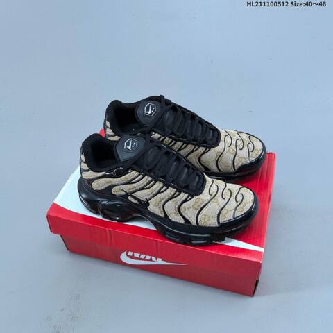 Nike Air Max Plus Black Pink Purple Silver EU 40-46 Running Shoe - Men's (BS-60387)