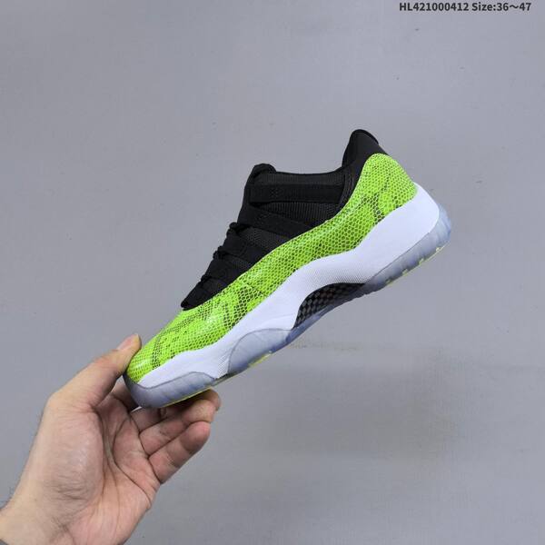 Jordan Air Jordan 11 Retro Low Black/Volt Green/White and White/Yellow EU 36-47 basketball