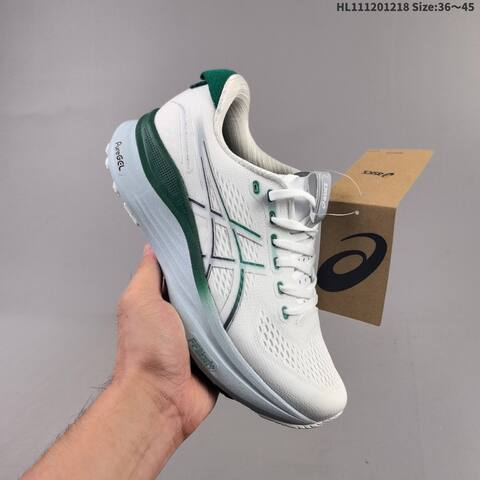 ASICS GEL-KAYANO 32 White Green EU 36-45 Running Shoe Running Sneakers - Unisex (BS-69139)