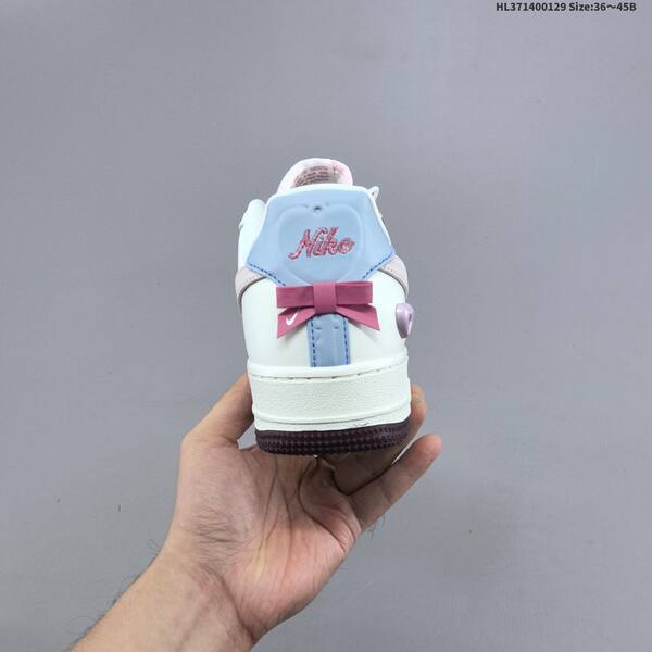 Nike Air Force 1 Low off white light pink light blue dark brown EU 36-45 sneaker