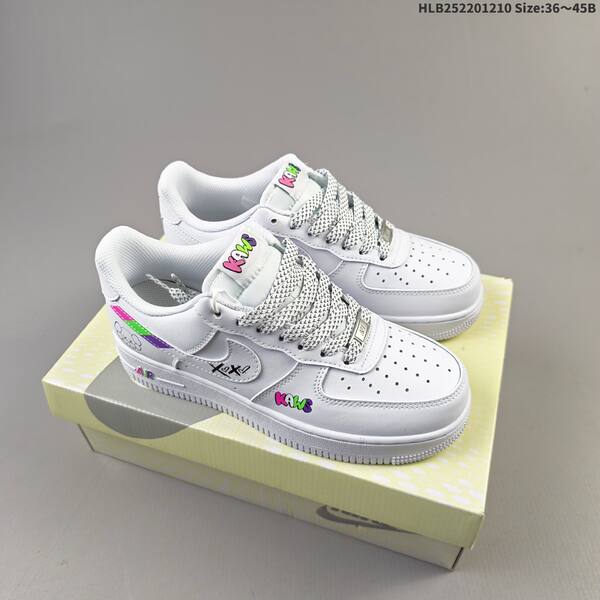 Nike Air Force 1 07 LV8 off white burgundy green gum EU 36 45 sneaker EU 36-45