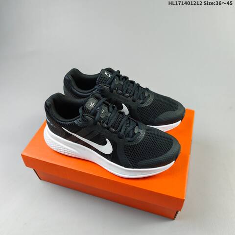 Nike Run Swift 2 CU3528 Black White Light Blue Pink EU 36-45 Running Shoe - Unisex (BS-62737)