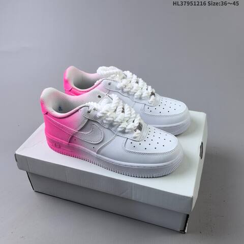 Nike Air Force 1 07 White Gold Black EU 36-45 Sneaker - Unisex (BS-62634)