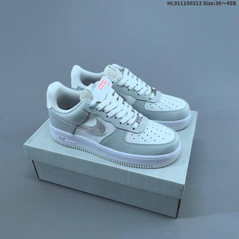 Nike Air Force 1 07 IB6842-002 Black Dark Grey Silver EU 36-45 Sneaker - Unisex (BS-61335)