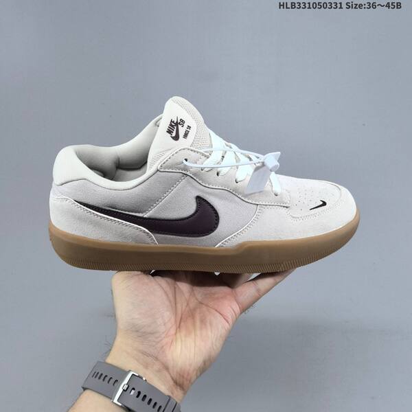 Nike SB Force 58 khaki brown white red EU 36-45 skate shoe