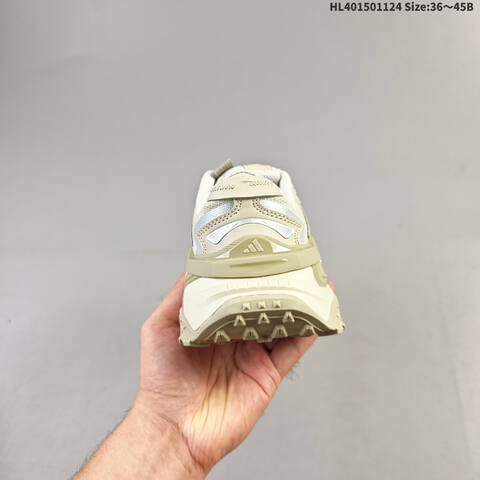 Adidas XLG STORM EDGE Bounce Beige Light Olive Off White EU 36-45 Running Shoe - Unisex (BS-65491)