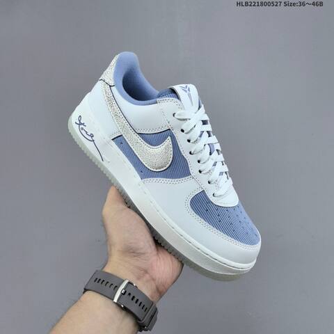 Nike Air Force 1 07 Kobe IM0583-400 White Light Blue Sail EU 36-46 Sneaker - Unisex (BS-60077)