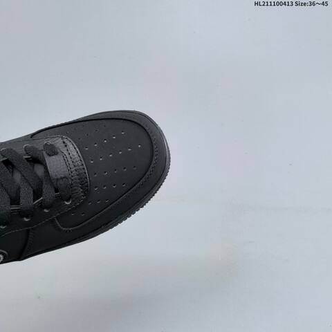 Nike Air Force 1 07 Black Silver EU 36-45 Sneaker - Unisex (BS-60783)
