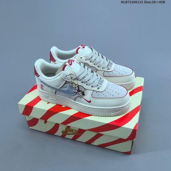 Nike Air Force 1 07 LV8 white navy red EU 36-45 sneaker