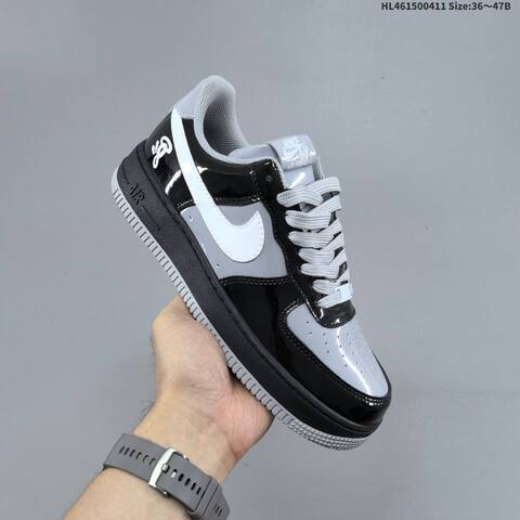 Nike Air Force 1 07 Black Grey White EU 36-47 Sneaker - Unisex (BS-60824)