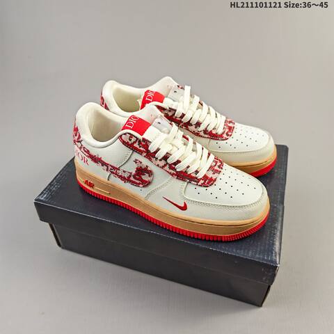 Nike Air Force 1 07 Black White Pink Light Grey Dark Grey EU 36 45 Skate Shoe EU 36-45 - Unisex (BS-63342)