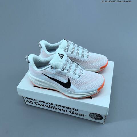 Nike ACG Pegasus Trail HV8121-103 White Black Orange Blue EU 36-45 Trail Shoe - Unisex (BS-60082)