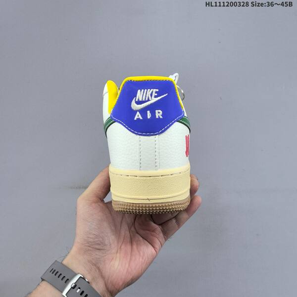 Nike Air Force 1 07 off white yellow green red blue EU 36 45 sneaker EU 36-45