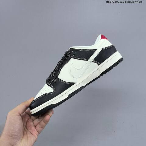 Nike Dunk SB Low White Black Red EU 36-45 Skate Shoe - Unisex (BS-62100)
