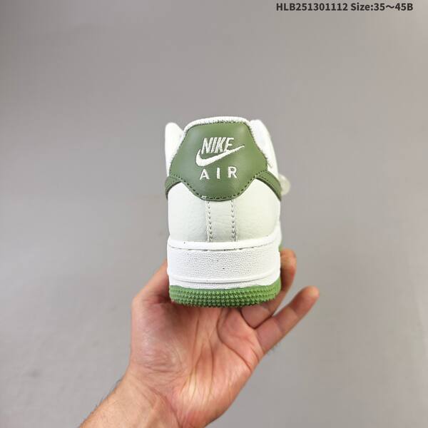 Nike Air Force 1 07 off white olive green white EU 35-45 sneaker