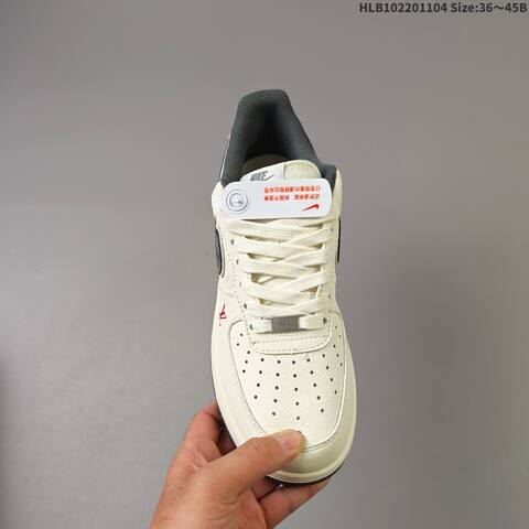 Nike Air Force 1 Low Off White Dark Grey Black EU 36-45 Sneaker - Unisex (BS-63896)