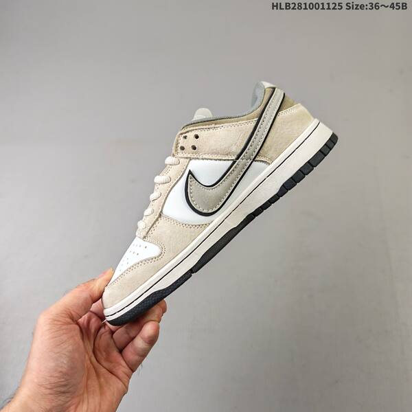 Nike SB Dunk Low white beige black gray EU 36-45 skate shoe
