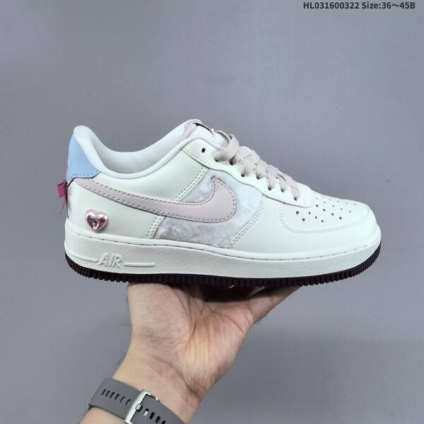 Nike Air Force 1 07 Low light blue dark brown off white EU 36-45 sneaker