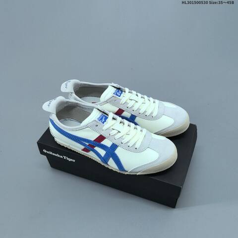 Onitsuka Tiger MEXICO 66 VIN Cream White Navy Blue EU 35-45 Sneaker Casual Sneakers - Unisex (BS-68785)