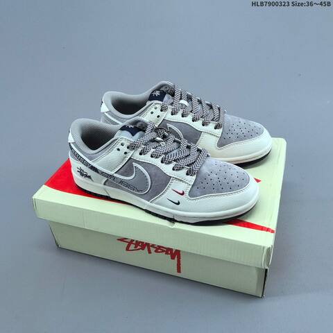 Nike Dunk SB Low Off White Gray Silver Gold EU 36-45 Skate Shoe - Unisex (BS-61175)