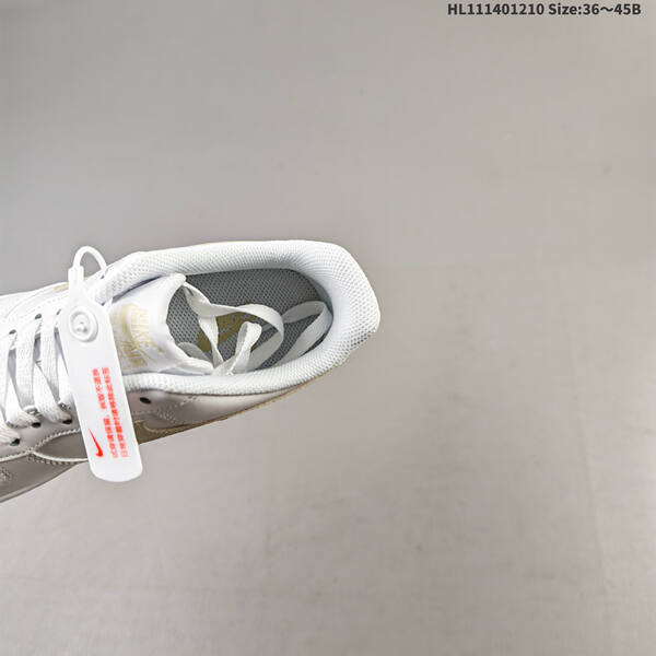Nike Air Force 1 07 white light gold EU 36-45 sneaker