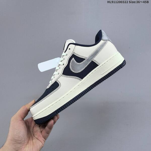 Nike Air Force 1 07 sail navy blue grey EU 36-45 sneaker