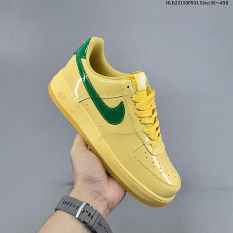 Nike Air Force 1 07 LV8 IO4489-700 Yellow Green Gum EU 36-45 Sneaker - Unisex (BS-60546)