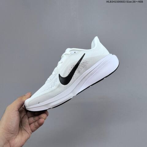 Nike Air Zoom Pegasus 42 IB1873-101 White Black EU 36-46 Running Shoe - Unisex (BS-59984)