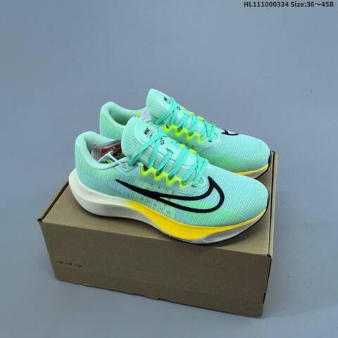 Nike Zoom Fly 5 Black White Light Blue Grey EU 36-45 Running Shoe - Unisex (BS-61142)