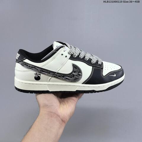 Nike Dunk Low Supreme Off White Grey Navy Blue EU 36-45 Skate Shoe - Unisex (BS-61893)