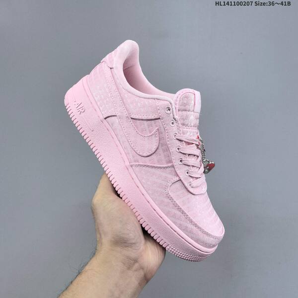 Nike Air Force 1 Low light pink white silver EU 36 45 sneaker EU 36-45