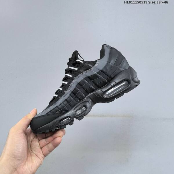 Nike Air Max 95 Black Grey Silver EU 39-46 running shoe