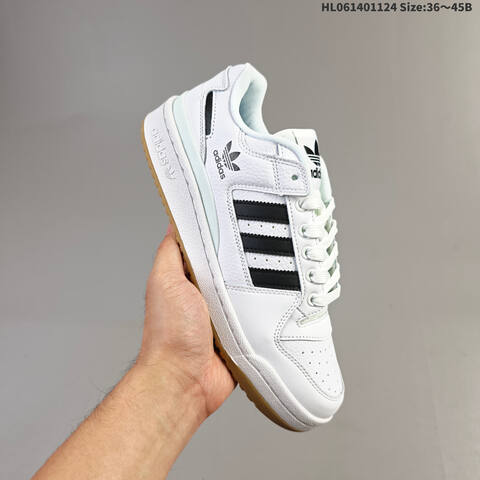 Adidas Forum Low White Black Cream Gum EU 36-45 Skate Shoe - Unisex (BS-65484)