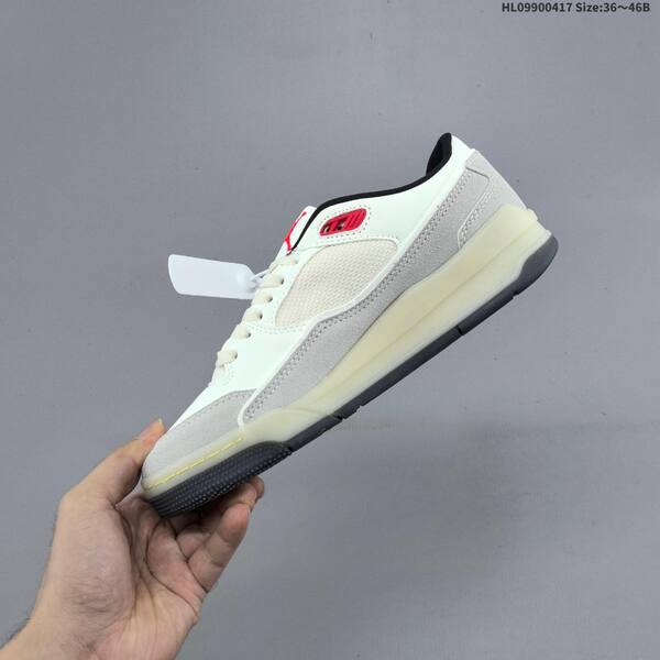 Jordan Flight Court FZ9854-108 White/Grey/Red/Black EU 36-46 basketball