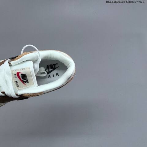 Nike Air Max 1 White Brown Black Beige Red EU 36-47 Sneaker - Unisex (BS-62214)