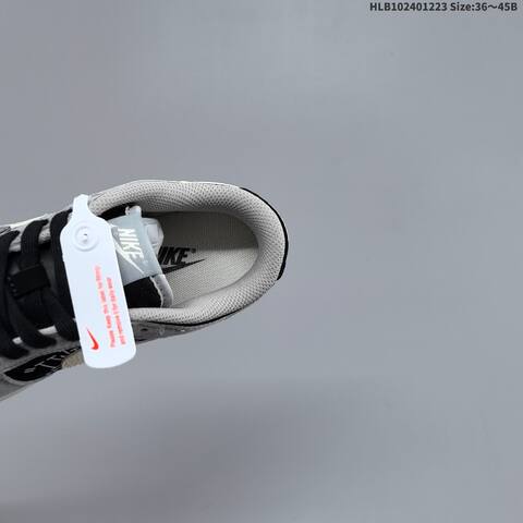 Nike SB Dunk Low Black Grey White EU 36-45 Skate Shoe - Unisex (BS-62503)