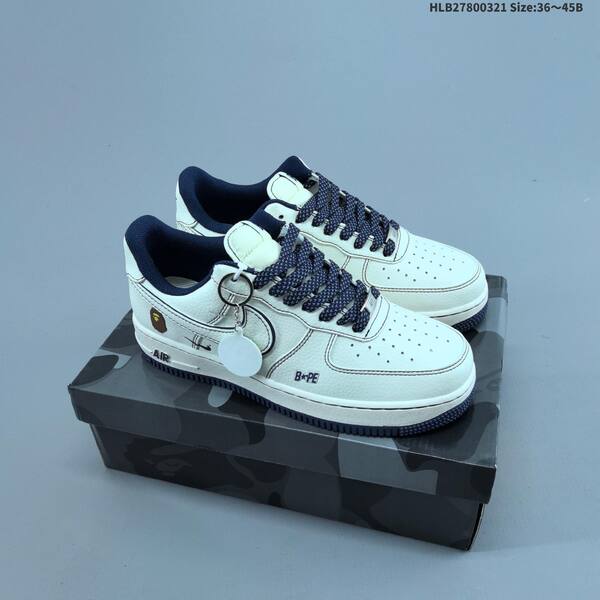 Nike Air Force 1 07 LV8 white black red navy blue EU 36-45 sneaker