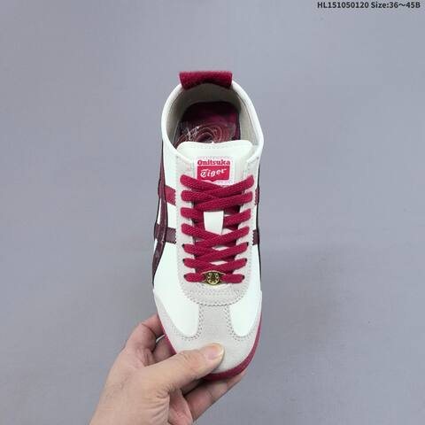 Onitsuka Tiger MEXICO 66 CNY Cream White Burgundy Light Gray EU 36-45 Sneaker Casual Sneakers - Unisex (BS-69053)