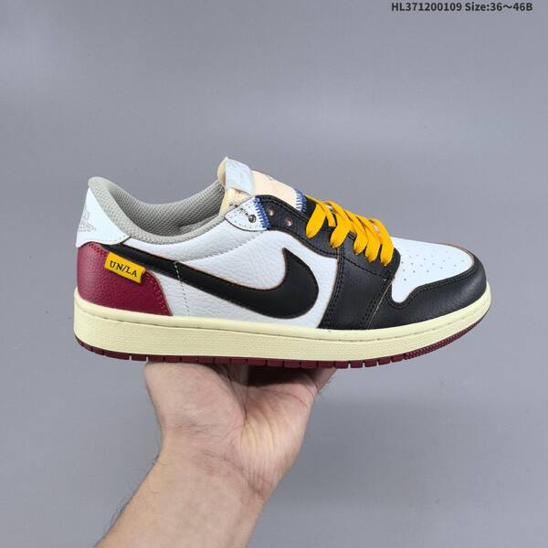 Jordan Air Jordan 1 Retro Low OG White/Burgundy/Black/Yellow EU 36-46 lifestyle