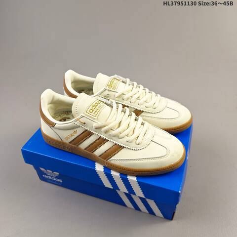 Adidas Handball Spezial Black Dark Grey Brown White Gum EU 36-45 Skate Shoe - Unisex (BS-65395)