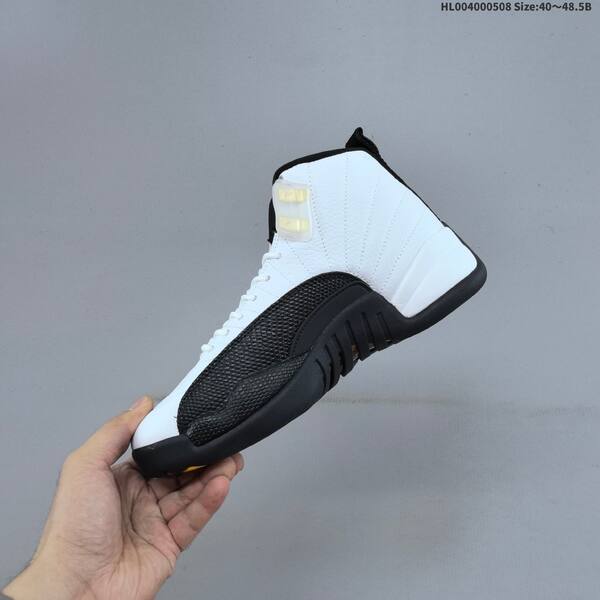 Jordan Air Jordan 12 Retro white/black 40~48.5B basketball
