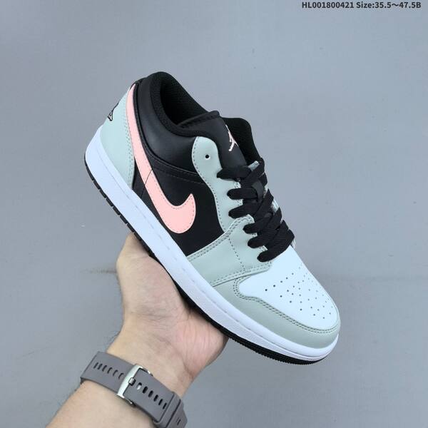Jordan Air Jordan 1 Low black/light grey/white/pink EU 35.5-47.5 basketball