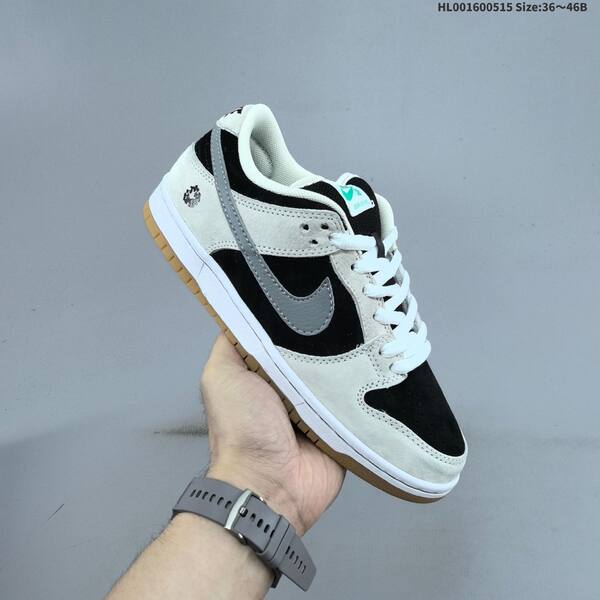 Nike SB Dunk Low light grey black grey white gum EU 36-46 skate shoe