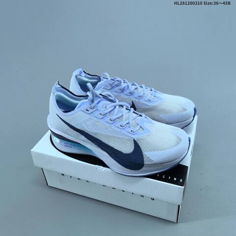Nike ZoomX Vaporfly NEXT 4 Vaporweave Multicolor Black White Light Blue EU 36-45 Running Shoe - Unisex (BS-61393)
