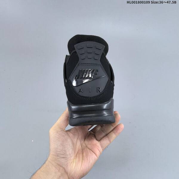 Jordan Air Jordan 4 Retro Black Cat / black 36~47.5 basketball