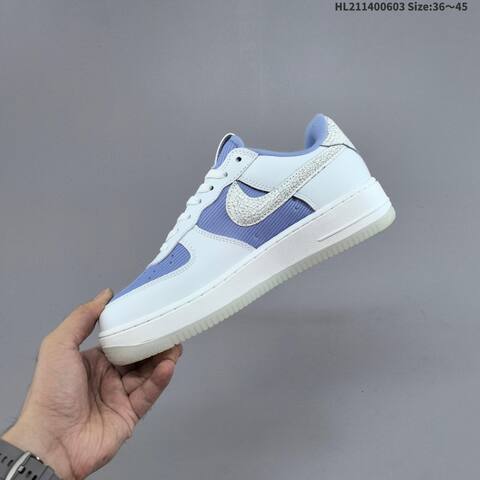 Nike Air Force 1 07 Kobe White Light Blue Silver EU 36-45 Sneaker - Unisex (BS-59995)