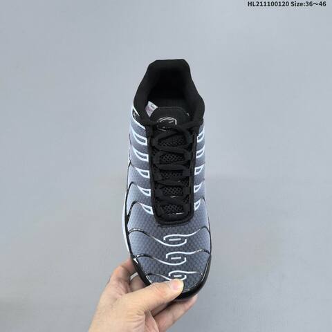 Nike Air Max Plus TN Black Grey White EU 36-46 Running Shoe - Unisex (BS-61881)